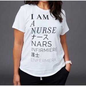 NWT Figs Limited Edition I Am Nurse Supersoft Short Sleeve Top Size Medium